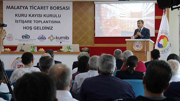 Kuru kayısı istişare toplantısı