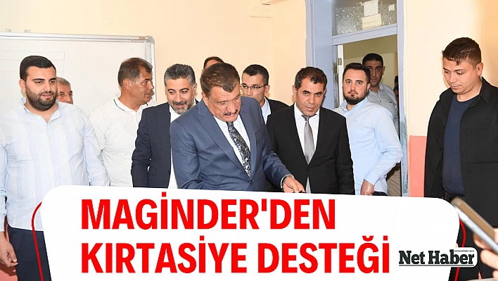 MAGİNDER'den kırtasiye desteği