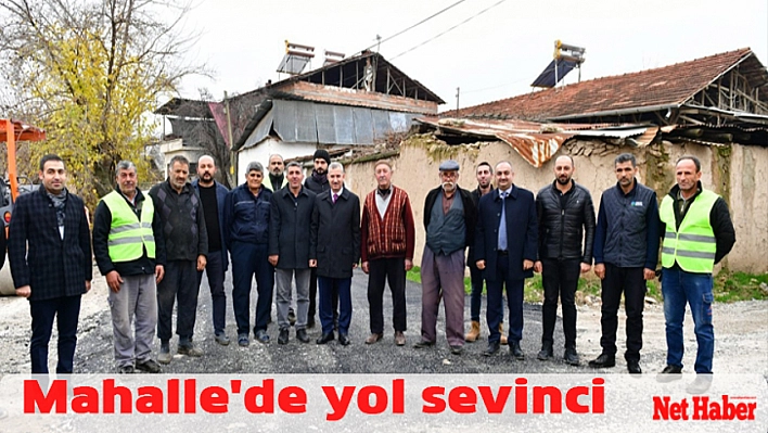 Mahalle'de yol sevinci