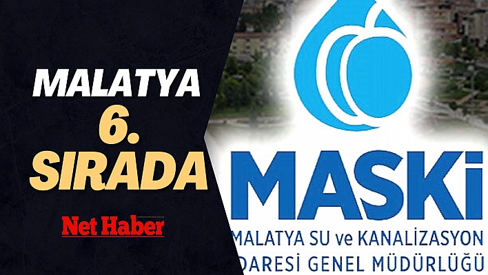 Malatya 6. sırada