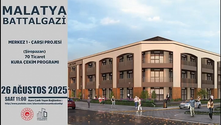 Malatya Çarşı'nda Şire Pazarı'nın kura sonuçları belli oldu: Hak sahibi tam liste...