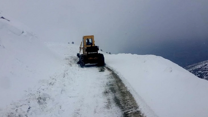 15 kırsal mahalle yolu kapalı