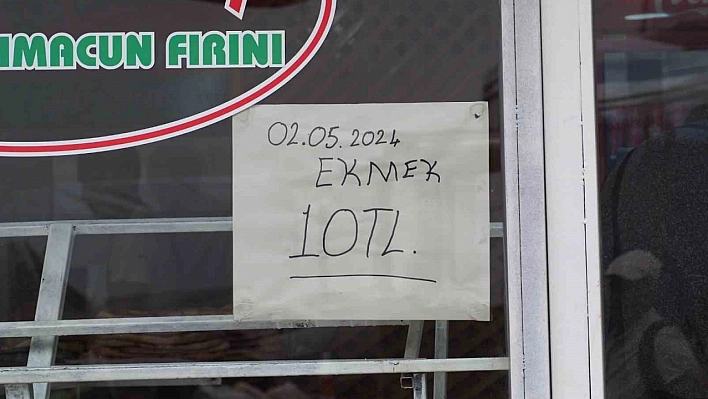 Malatya'da 200 gram pide 10 TL oldu..!