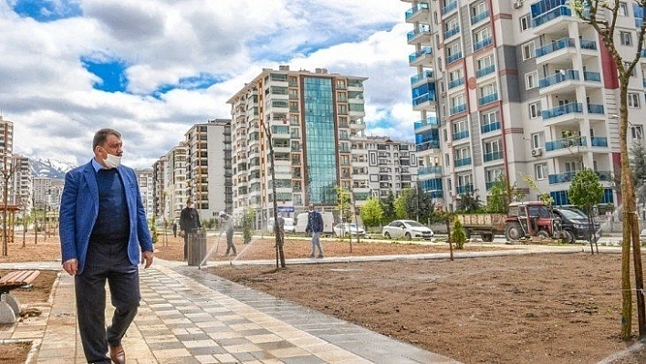 Malatya'da 30 dönümlük park büyük oranda tamamlandı