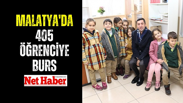 Malatya'da 405 öğrenciye burs