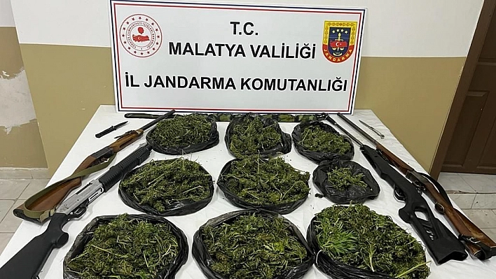 Malatya'da esrar ele geçirildi