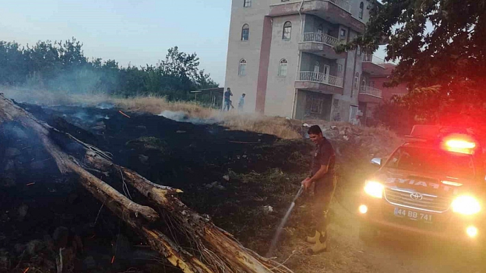 Malatya'da anız yangını korkuttu!