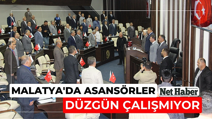 Malatya'da asansörler düzgün çalışmıyor