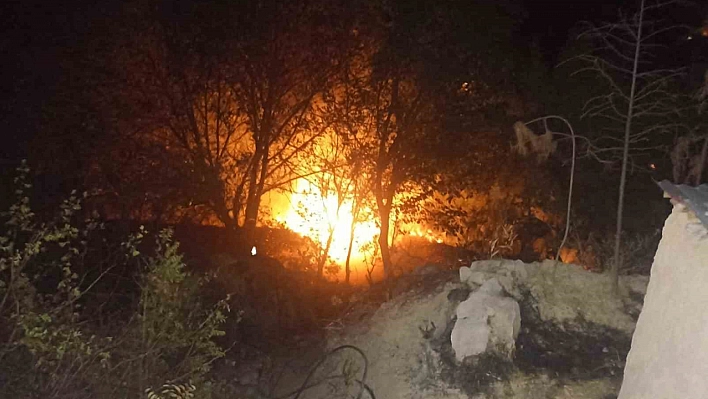 Malatya'da yangın paniği