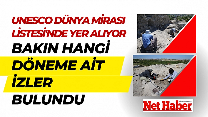 Malatya'da bakın hangi döneme ait izler bulundu