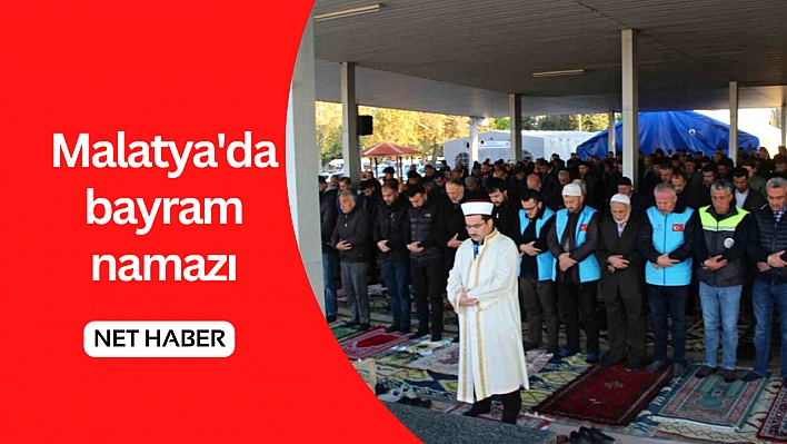 Malatya'da bayram namazı