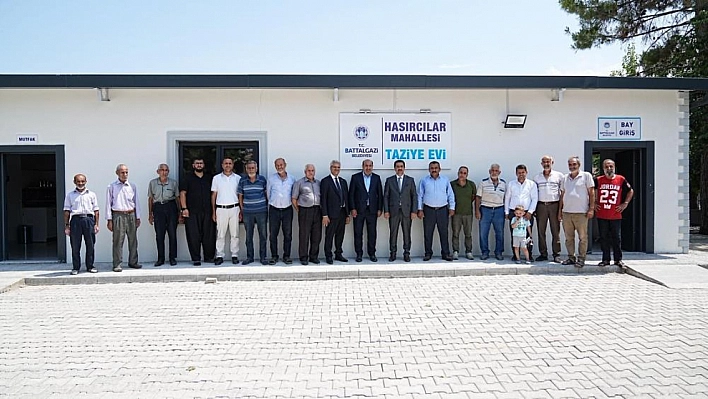 Malatya'da  beklenen proje gerçek oldu: Hasırcılar'da taziye evi açıldı!