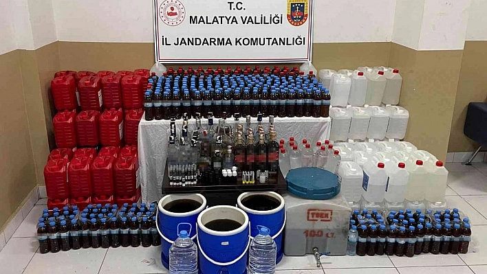 Bin 100 litre kaçak alkol yakalandı