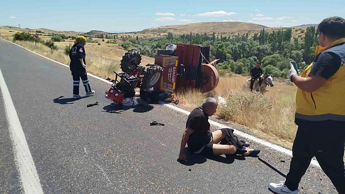 Malatya'da Çapa Motoru Kazası: 1 Ölü, 1 Yaralı