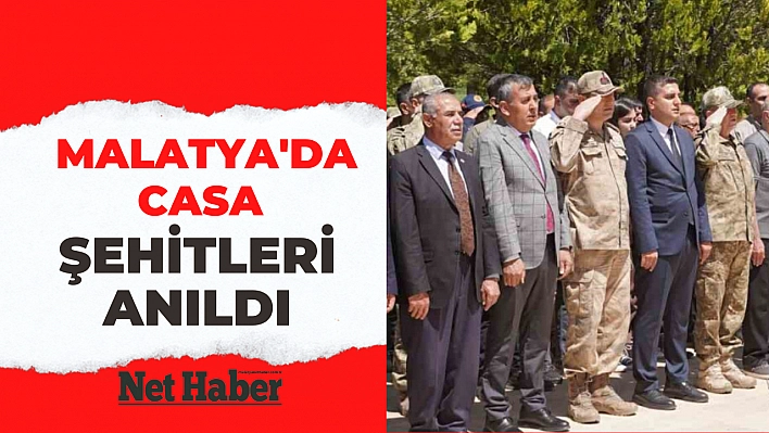 Malatya'da CASA şehitleri anıldı