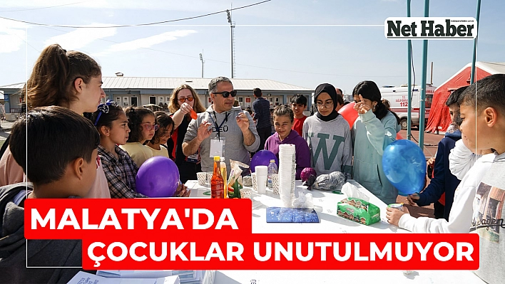 Malatya'da çocuklar unutulmuyor