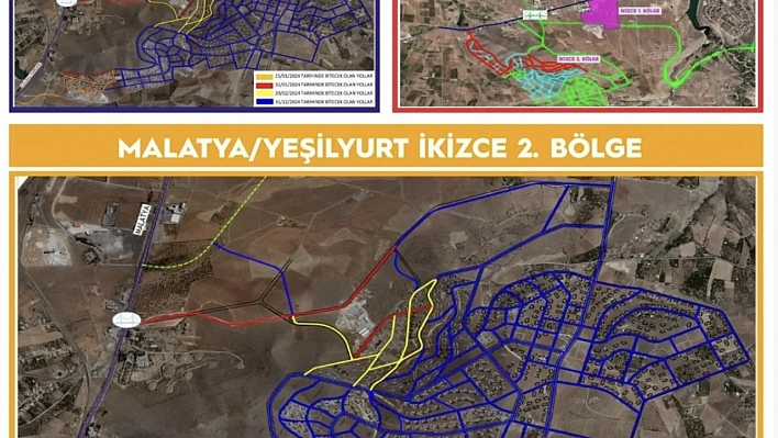 Malatya'da deprem konutlarına giden yollar hazır: Sıra konutlarında