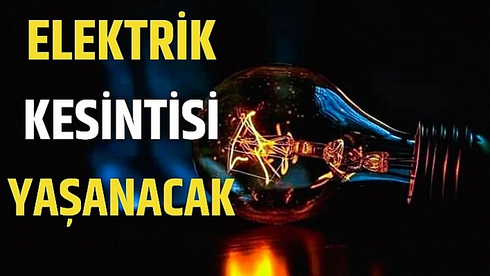 Malatya'da elektrik kesintisi! 21 Temmuz 2025 Malatya elektrik kesintisi listesi...