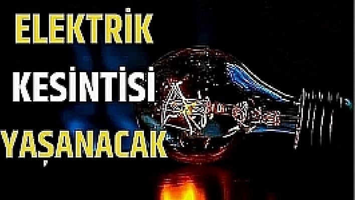 Malatya'da elektrik kesintisi! 27 Ağustos 2025 Malatya elektrik kesintisi listesi...