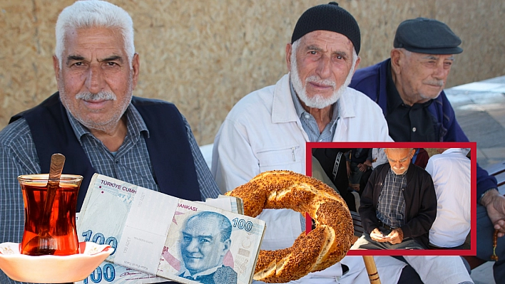 Malatya'da Emekliler Çay-Simit Hesabı Yapıyor...