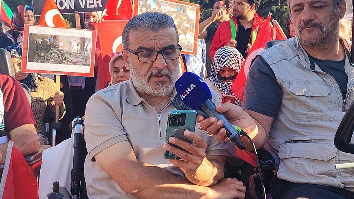 Malatya'da engellilerden Gazze'ye dayanışma çağrısı: Savaş dursun, insanlar engelli kalmasın