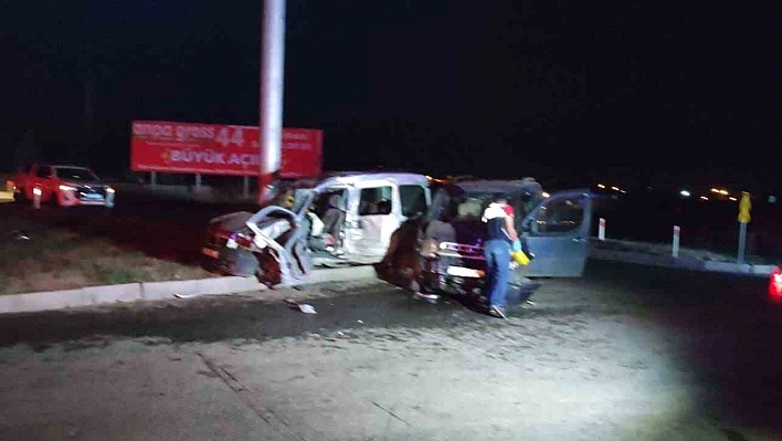 Malatya'da feci kaza 1 ölü, 4 yaralı