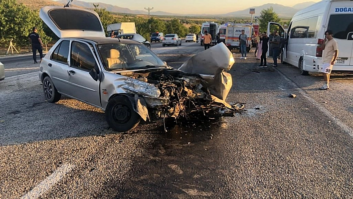 Malatya'da feci kaza 1 ölü 5 yaralı