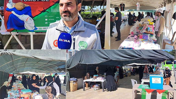 Malatya'da 'Gazze'ye Umut Ol' kermesi