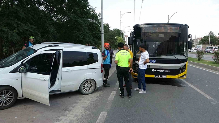 Malatya'da kaza: Yolcular büyük korku yaşadı