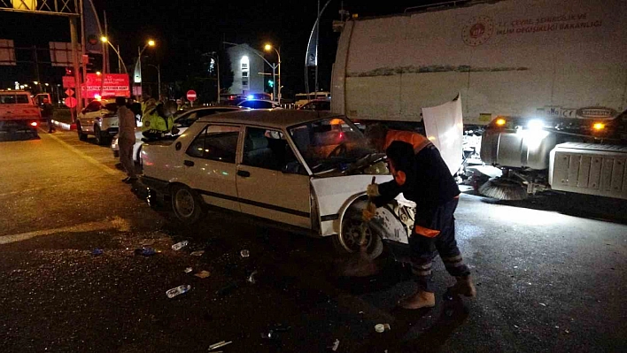 Kazada ortalık savaş alanına döndü