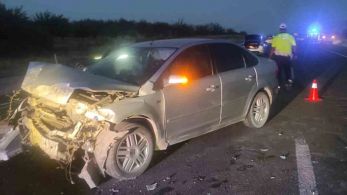 Malatya'da iki otomobil çarpıştı: 1 yaralı