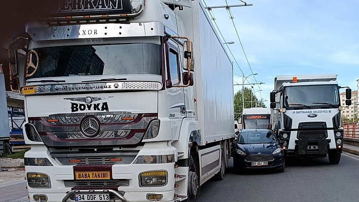 Malatya'da ilginç kaza