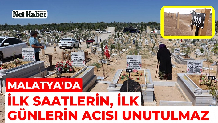 Malatya'da ilk saatlerin, ilk günlerin acısı unutulmaz