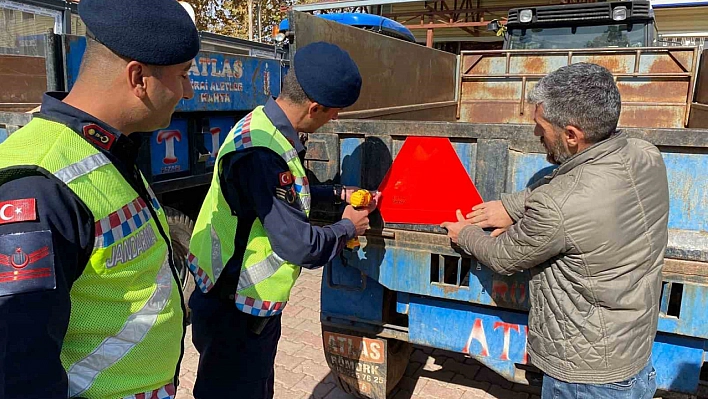 Jandarmadan reflektör kullanımına dikkat