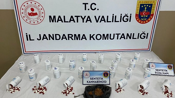 Malatya'da Zehir Tacirlerine Operasyon: Binlerce Sentetik Hap Ele Geçirildi