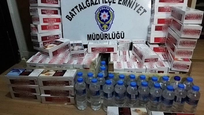 Kaçak alkol ve sigara operasyonu