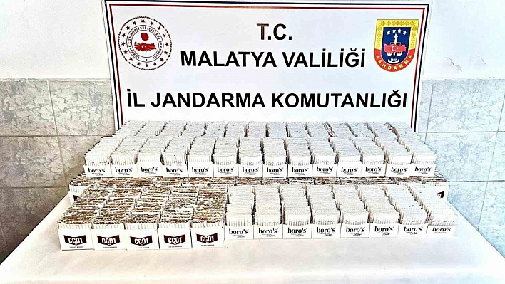 Malatya'da 20 binden fazla kaçak makaron ele geçirildi!