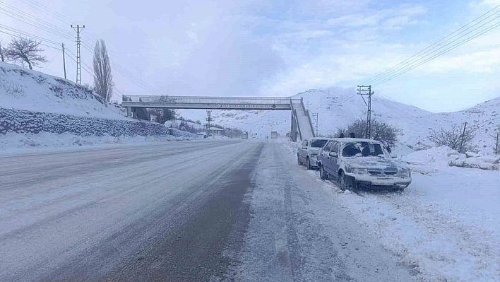 Malatya'da Kar Yağışı Etkili Oluyor!