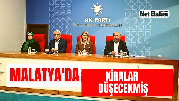 Malatya'da kiralar düşecekmiş