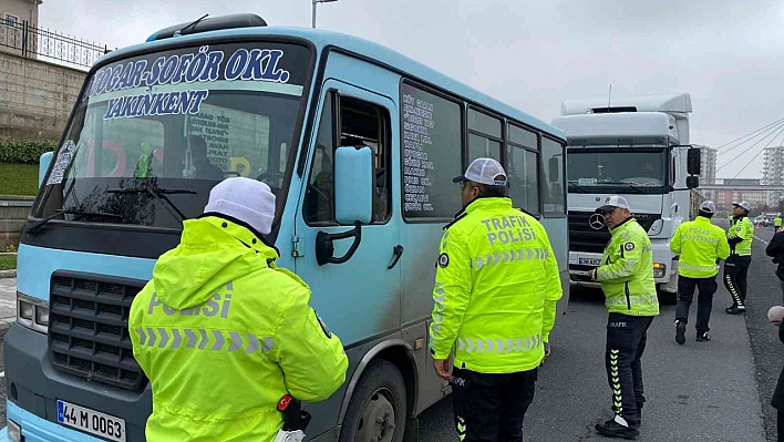 Kış lastiği denetimleri başladı