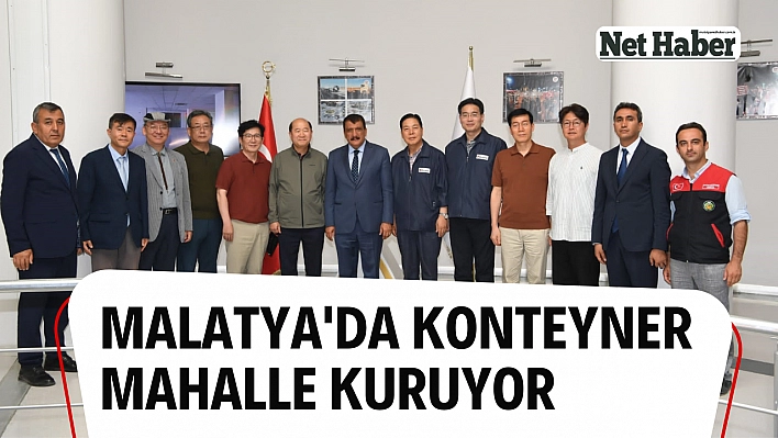 Malatya'da konteyner mahalle kuruyor