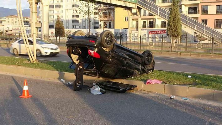 Malatya'da kaza: 1 yaralı