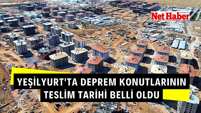 Malatya'da konutlar teslime hazırlanıyor