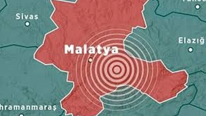 Malatya'da korkutan deprem!