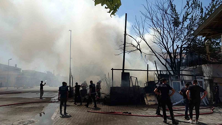 Malatya'da korkutan yangın