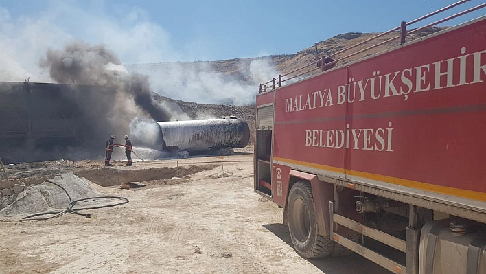 Malatya'da korkutan yangın