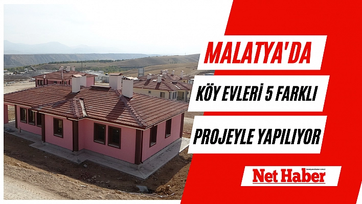 5 farklı projeyle  köy evleri