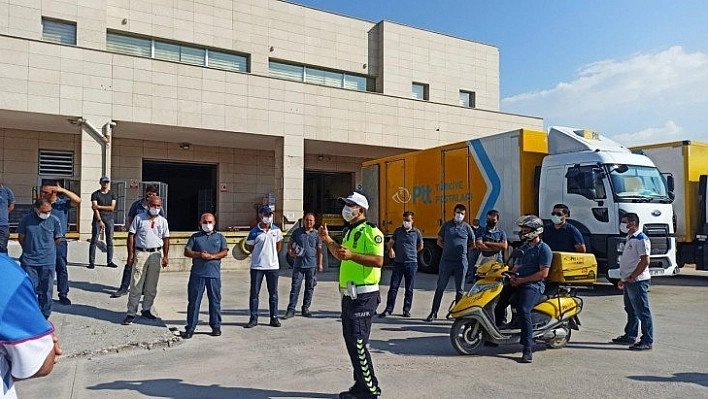 Kuryelere trafik eğitimi