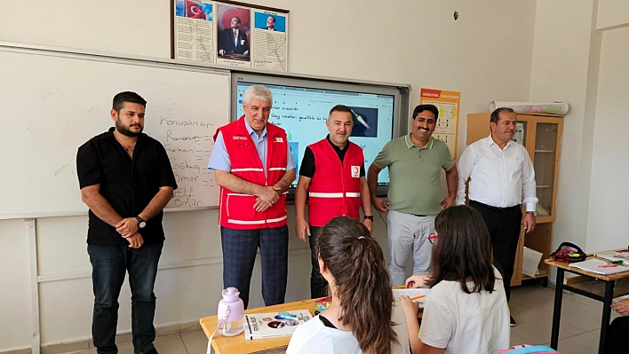 Malatya'da minik yüreklere Kızılay dokunuşu