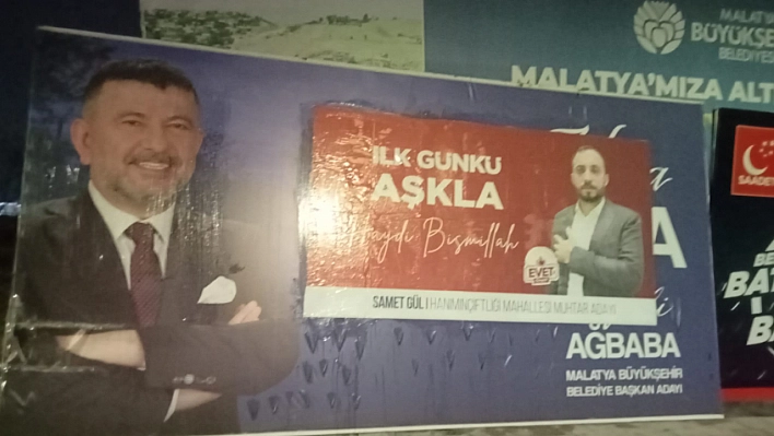 Malatya'da Muhtar Adayı Büyükşehir Adaylarını Geride Bıraktı!